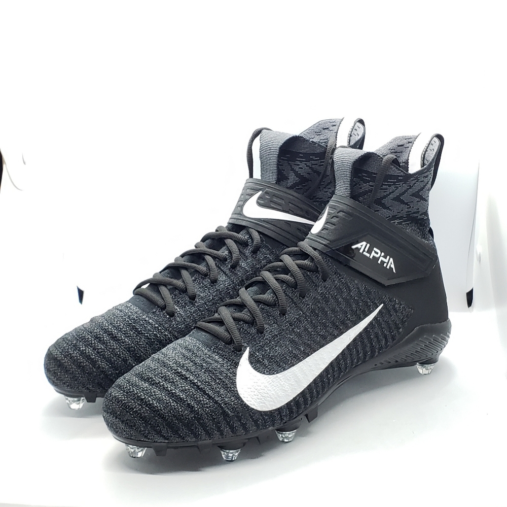 Nike Alpha Menace Elite 2 Black Football Cleats / Mens Size 14 / CI1530-001